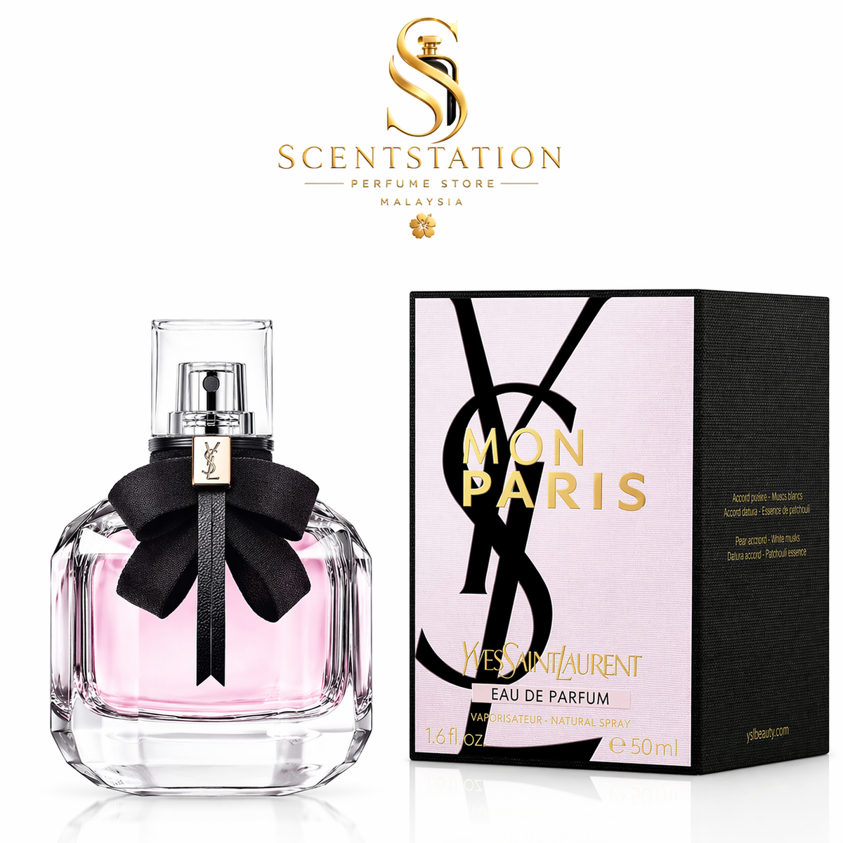 Yves Saint Laurent Mon Paris Eau de Parfum for Women 90ML ā Chypre Fruity Perfume