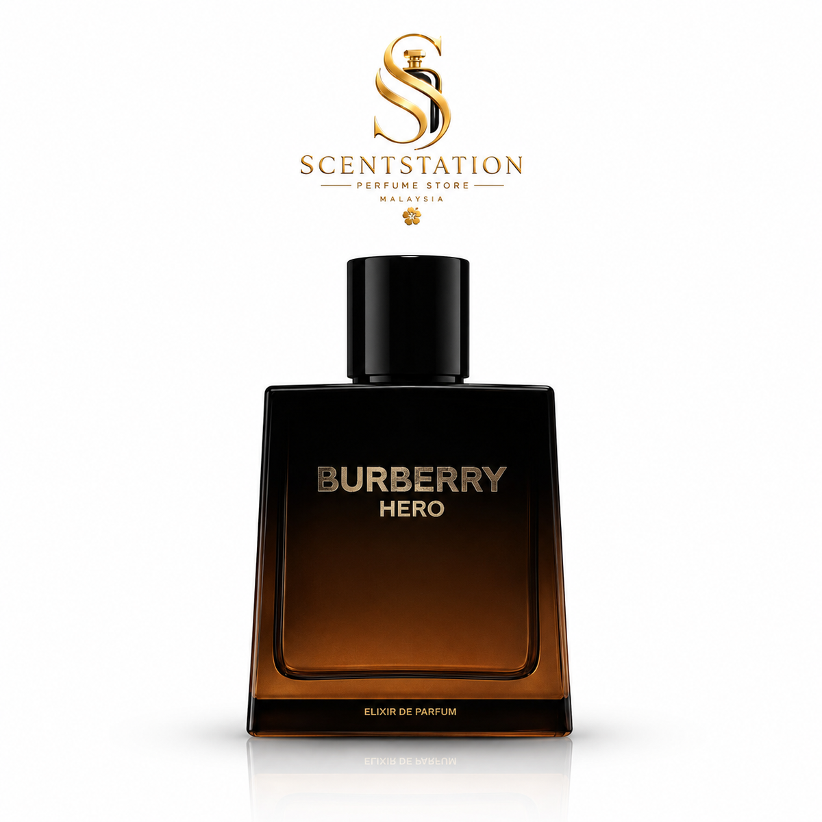 Burberry Hero Elixir de Parfum (EDP) for Men | Luxury Woody Amber Fragrance | Long Lasting Perfume