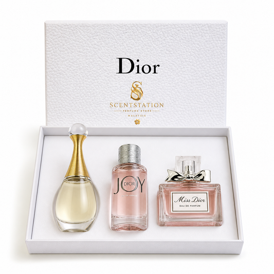 Dior Women Perfume Gift Set – Joy, Miss Dior & J’adore Trio